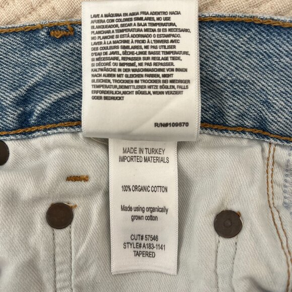 AGOLDE Tapered Baggy High Rise Jeans - Dimension 25 - Picture 4 of 5